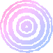 同心円の波紋　光の輪